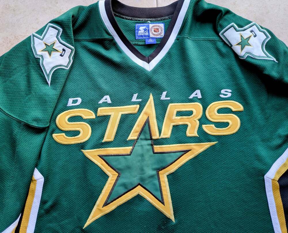 Dallas Stars 90s STARTER jersey green XL 3rd alt 1997-1999 NHL hockey vintage